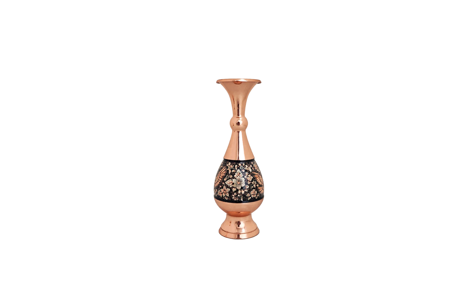 گلدان صراحی (مس الماس تراش)