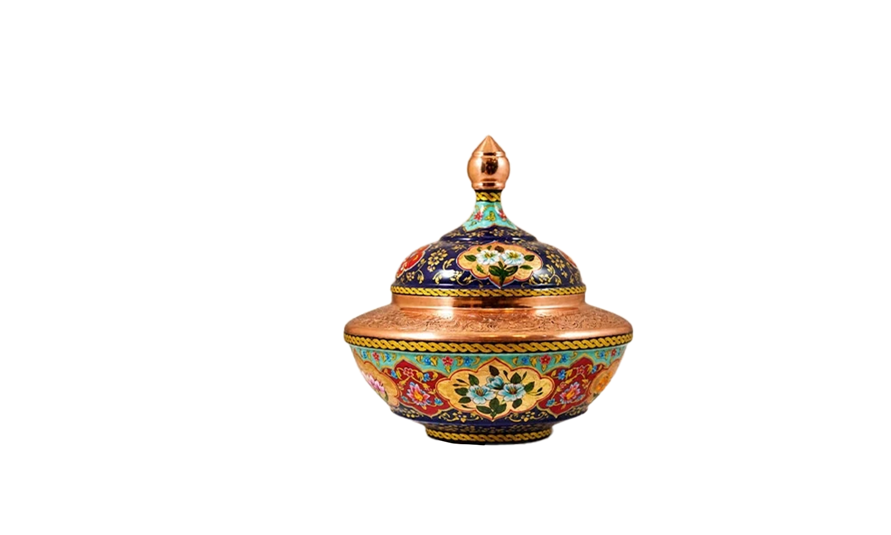 قندان سلجوقی (مس و پرداز تشعیر VIP)